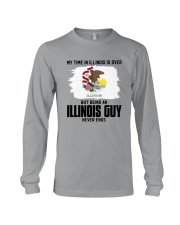 MY TIME IN ILLINOIS BUT BEING AN ILLINOIS GUY Long Sleeve Tee thumbnail