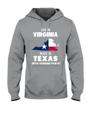 LIVE IN VIRGINIA MADE IN TEXAS Hooded Sweatshirt thumbnail