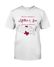 TEXAS NORTH DAKOTA THE LOVE MOTHER AND SON Classic T-Shirt thumbnail