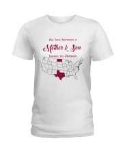TEXAS NORTH DAKOTA THE LOVE MOTHER AND SON Ladies T-Shirt thumbnail