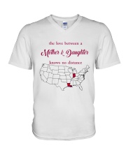 LOUISIANA INDIANA THE LOVE MOTHER AND DAUGHTER V-Neck T-Shirt thumbnail