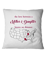 LOUISIANA INDIANA THE LOVE MOTHER AND DAUGHTER Square Pillowcase thumbnail
