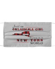 JUST AN OKLAHOMA GIRL IN A NEW YORK WORLD Cloth face mask thumbnail