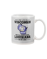 LIVE IN WISCONSIN BUT LOUISIANA IN MY DNA Mug thumbnail