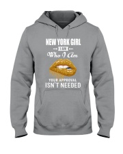 I AM NEW YORK GIRL YOUR APPROVAL ISN'T NEEDED Hooded Sweatshirt thumbnail