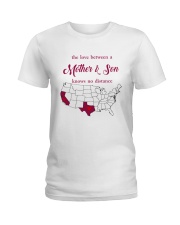 CALIFORNIA TEXAS THE LOVE MOTHER AND SON Ladies T-Shirt thumbnail