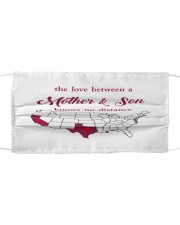 CALIFORNIA TEXAS THE LOVE MOTHER AND SON Cloth face mask thumbnail