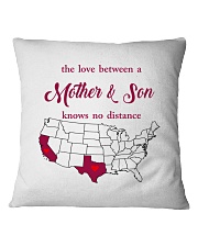 CALIFORNIA TEXAS THE LOVE MOTHER AND SON Square Pillowcase thumbnail
