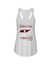 JUST A GEORGIA GIRL IN A TENNESSEE WORLD Ladies Flowy Tank thumbnail