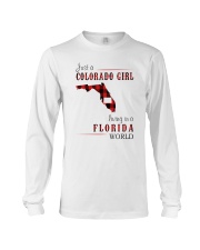 JUST A COLORADO GIRL IN A FLORIDA WORLD Long Sleeve Tee thumbnail