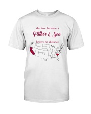 CALIFORNIA SOUTH CAROLINA THE LOVE FATHER AND SON Classic T-Shirt thumbnail