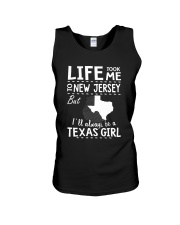 LIFE TOOK ME TO NEW JERSEY - TEXAS Unisex Tank thumbnail
