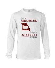 JUST A PENNSYLVANIA GIRL IN A MISSOURI WORLD Long Sleeve Tee thumbnail