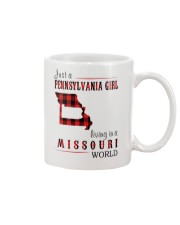 JUST A PENNSYLVANIA GIRL IN A MISSOURI WORLD Mug thumbnail