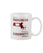 JUST A PENNSYLVANIA GIRL IN A MASSACHUSETTS WORLD Mug thumbnail