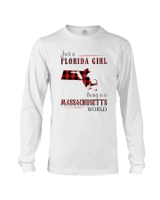 JUST A FLORIDA GIRL IN A MASSACHUSETTS WORLD Long Sleeve Tee thumbnail