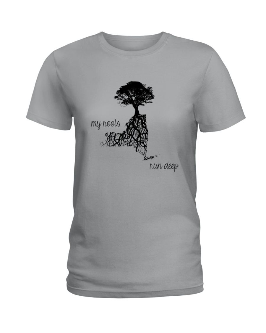 NEW YORK MY ROOTS RUN DEEP Ladies T-Shirt