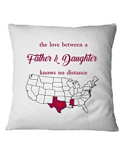 MISSISSIPPI TEXAS THE LOVE FATHER AND DAUGHTER Square Pillowcase thumbnail