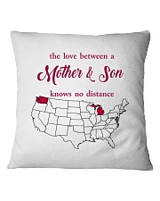 WASHINGTON MICHIGAN THE LOVE MOTHER AND SON Square Pillowcase thumbnail