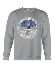 LIVING IN UTAH WITH ILLINOIS ROOTS Crewneck Sweatshirt thumbnail