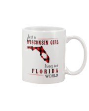 JUST A WISCONSIN GIRL IN A FLORIDA WORLD Mug thumbnail