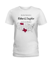 MONTANA TEXAS FATHER AND DAUGHTER Ladies T-Shirt thumbnail