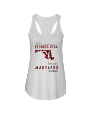 JUST A FLORIDA GIRL IN A MARYLAND WORLD Ladies Flowy Tank thumbnail