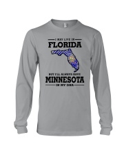 LIVE IN FLORIDA BUT I'LL HAVE MINNESOTA IN MY DNA Long Sleeve Tee thumbnail