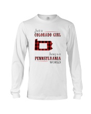 JUST A COLORADO GIRL IN A PENNSYLVANIA WORLD Long Sleeve Tee thumbnail