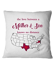 TEXAS VIRGINIA THE LOVE MOTHER AND SON Square Pillowcase thumbnail