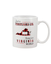 JUST A PENNSYLVANIA GIRL IN A VIRGINIA WORLD Mug thumbnail