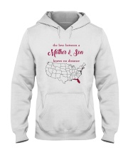 FLORIDA CONNECTICUT THE LOVE MOTHER AND SON Hooded Sweatshirt thumbnail
