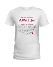 FLORIDA CONNECTICUT THE LOVE MOTHER AND SON Ladies T-Shirt thumbnail