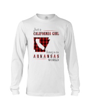 JUST A CALIFORNIA GIRL IN AN ARKANSAS WORLD Long Sleeve Tee thumbnail