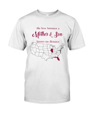 FLORIDA ILLINOIS THE LOVE MOTHER AND SON Classic T-Shirt thumbnail