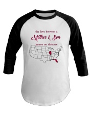 FLORIDA ILLINOIS THE LOVE MOTHER AND SON Baseball Tee thumbnail