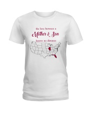FLORIDA ILLINOIS THE LOVE MOTHER AND SON Ladies T-Shirt thumbnail