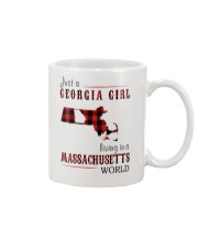 JUST A GEORGIA GIRL IN A MASSACHUSETTS WORLD Mug thumbnail