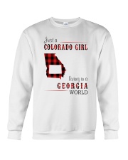 JUST A COLORADO GIRL IN A GEORGIA WORLD Crewneck Sweatshirt thumbnail