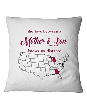 GEORGIA MICHIGAN THE LOVE MOTHER AND SON Square Pillowcase thumbnail