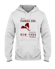 JUST A FLORIDA GIRL IN A NEW YORK WORLD Hooded Sweatshirt front