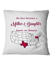 TEXAS PENNSYLVANIA THE LOVE MOTHER AND DAUGHTER Square Pillowcase thumbnail