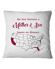 FLORIDA CALIFORNIA THE LOVE MOTHER AND SON Square Pillowcase thumbnail