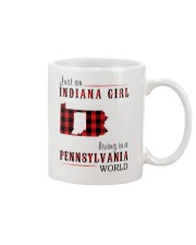 JUST AN INDIANA GIRL IN A PENNSYLVANIA WORLD Mug thumbnail