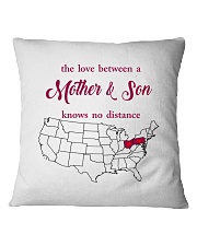 PENNSYLVANIA OHIO THE LOVE MOTHER AND SON Square Pillowcase thumbnail