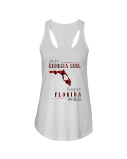 JUST A GEORGIA GIRL IN A FLORIDA WORLD Ladies Flowy Tank thumbnail