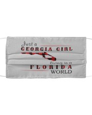 JUST A GEORGIA GIRL IN A FLORIDA WORLD Cloth face mask thumbnail