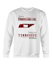 JUST A PENNSYLVANIA GIRL IN A TENNESSEE WORLD Crewneck Sweatshirt thumbnail