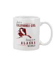 JUST A CALIFORNIA GIRL IN AN ALASKA WORLD Mug thumbnail