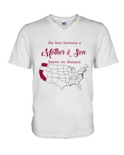 CALIFORNIA WASHINGTON THE LOVE MOTHER AND SON V-Neck T-Shirt thumbnail